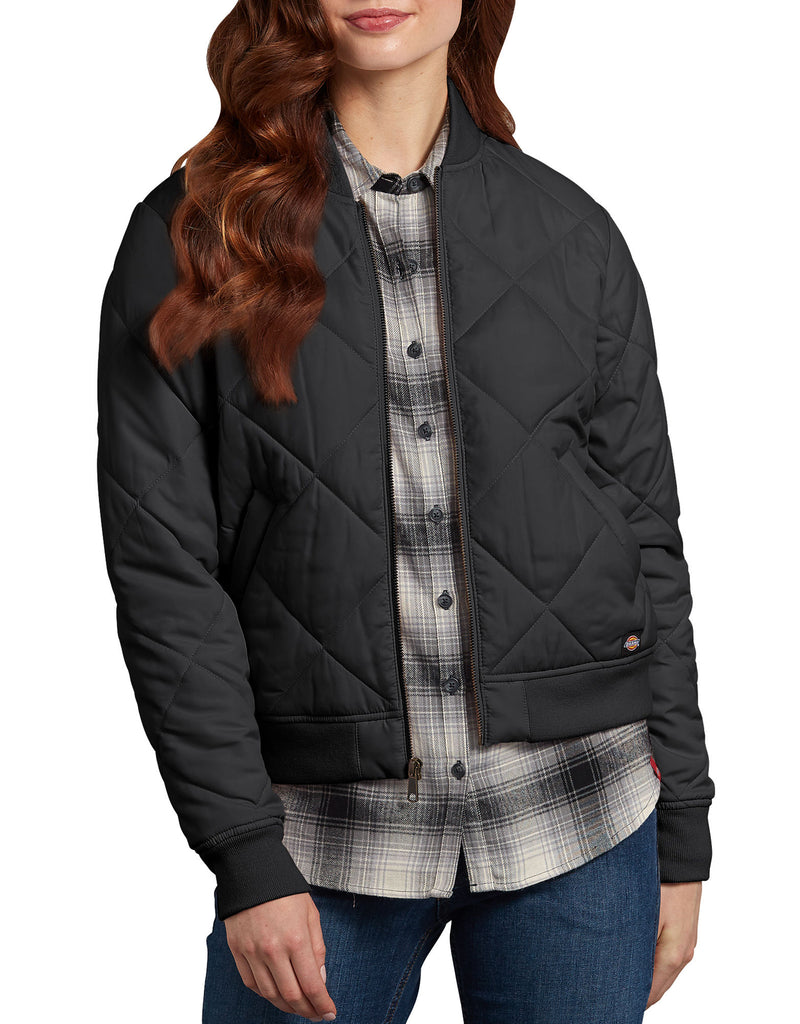 Dickies Womens Quilted Bomber Jacket