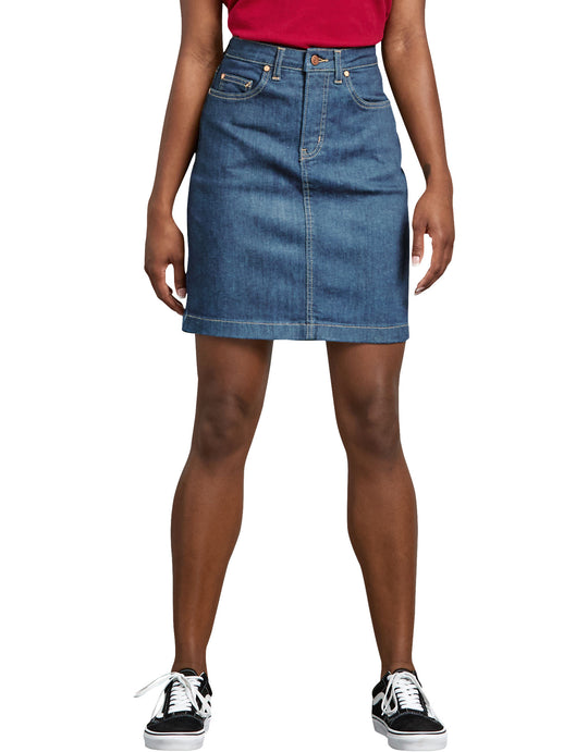 Dickies Womens Perfect Shape Denim Skirt