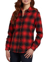 Dickies Womens Long Sleeve Plaid Shirt