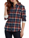 Dickies Womens Long Sleeve Plaid Shirt