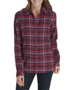 Dickies Womens Long Sleeve Plaid Shirt