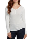 Dickies Womens Plus Long Sleeve Henley Shirt