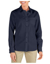 Dickies Womens Long Sleeve Stretch Poplin Shirt