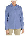 Dickies Womens Long Sleeve Stretch Poplin Shirt