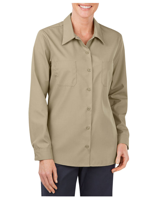 Dickies Womens Industrial Long Sleeve Work Shirt