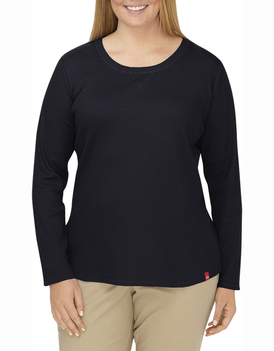 Dickies Womens Plus-Size Long Sleeve Stretch Thermal