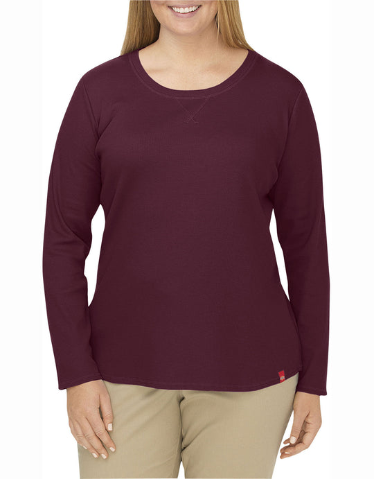 Dickies Womens Plus-Size Long Sleeve Stretch Thermal