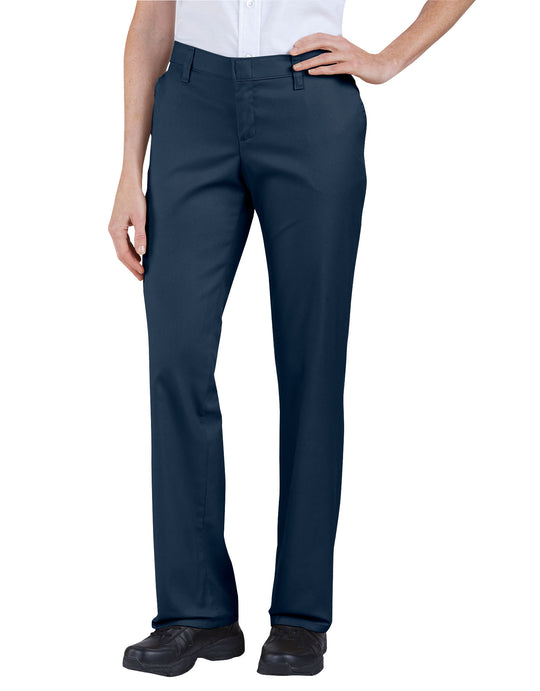 Dickies Womens Premium Relaxed Straight Flat Front Pants