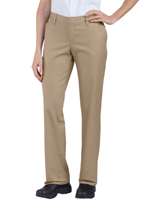 Dickies Womens Premium Relaxed Straight Flat Front Pants