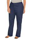 Dickies Womens Plus Size Relaxed Fit Straight Leg Cargo Pants