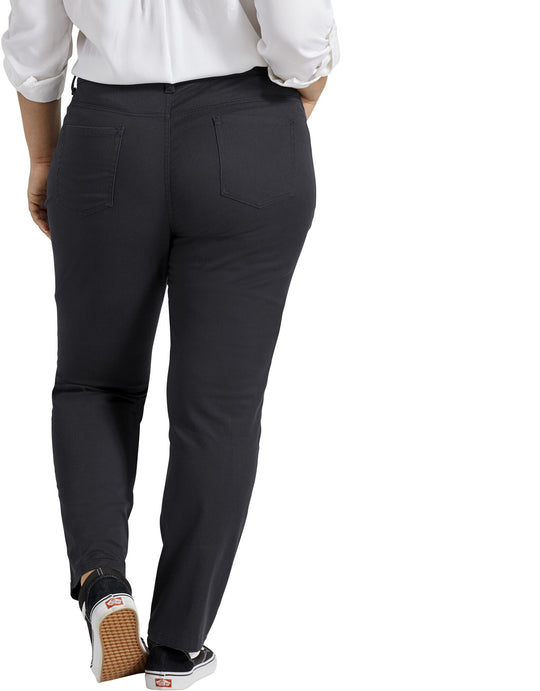 Dickies Womens Plus Size Perfect Shape Skinny Twill 4-Pocket Pants