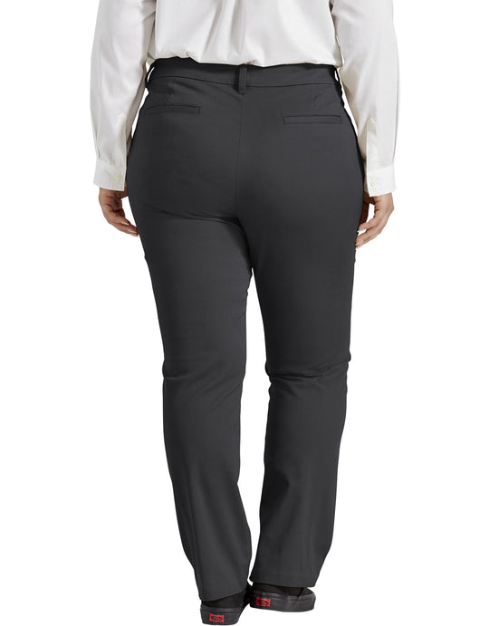 Dickies Womens Plus Size Perfect Shape Bootcut Twill Pants