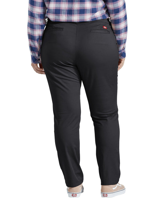 Dickies Womens Plus Stretch Twill Pants