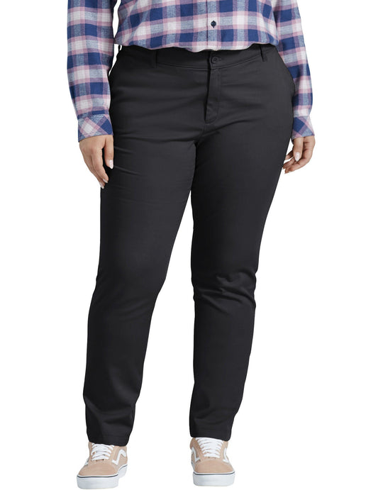 Dickies Womens Plus Stretch Twill Pants