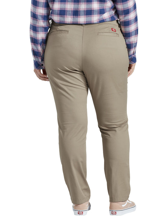 Dickies Womens Plus Stretch Twill Pants