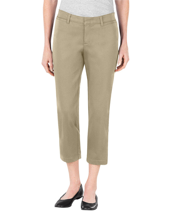 Dickies Womens Relaxed Fit Stretch Twill Capri