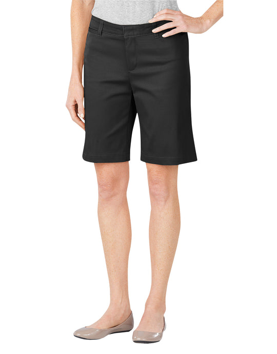 Dickies Womens 10" Relaxed Fit Stretch Twill Shorts