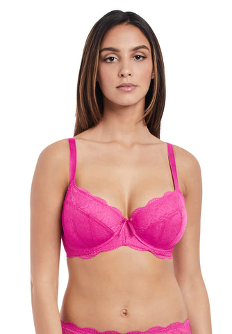 Freya Womens Fancies Underwire Padded Half Cup Bra