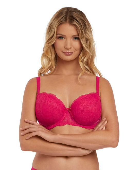 Freya Womens Fancies Underwire Padded Half Cup Bra