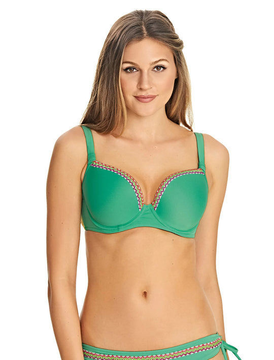 Freya Womens Deco Swim Underwired Moulded Bikini Top
