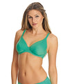 Freya Womens Remix Underwire Padded Plunge Bikini Top