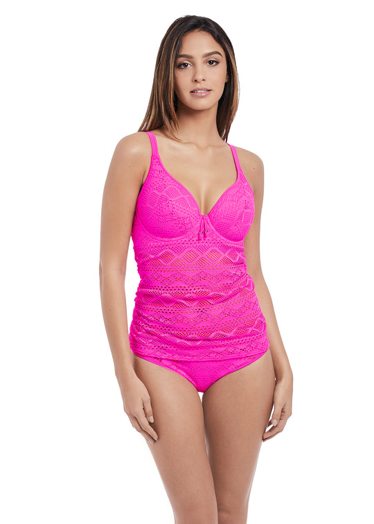 Freya Womens Sundance Underwire Padded Tankini Top