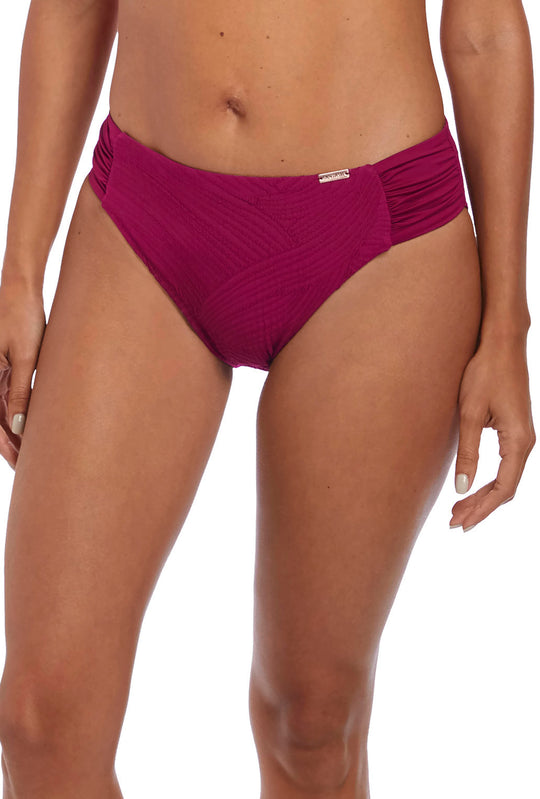 Fantasie Womens Ottawa Gathered Sides Mid-Rise Swim Brief