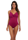 Fantasie Womens Ottawa Underwire Adjustable Leg Twist Front Swimsuit