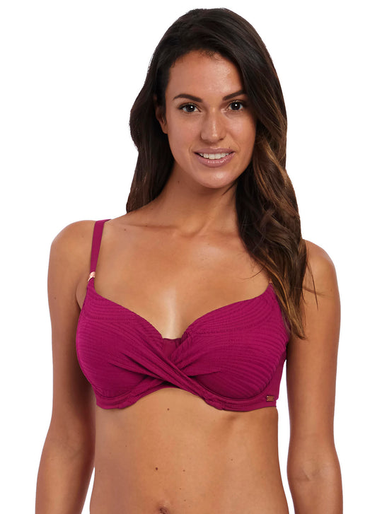 Fantasie Womens Ottawa Underwire Wrap Front Full Cup Bikini Top