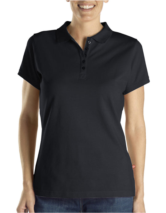 Dickies Womens Solid Piqué Polo Shirt
