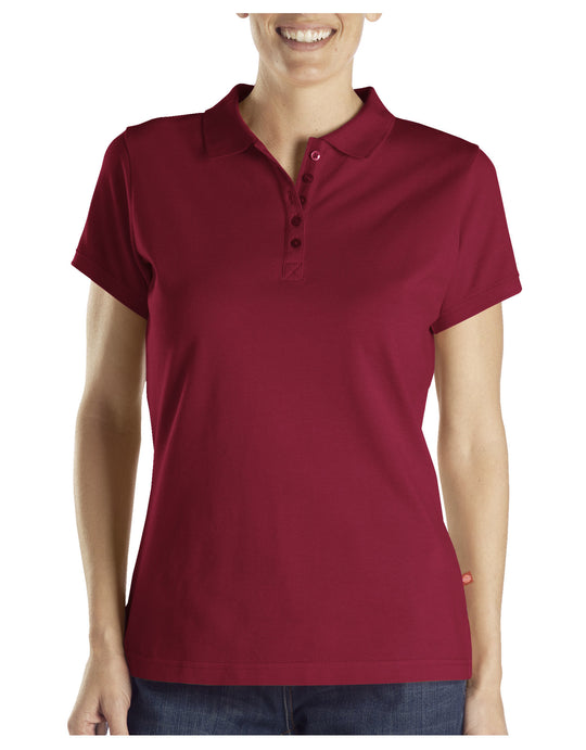 Dickies Womens Solid Piqué Polo Shirt