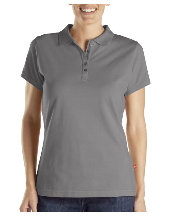 Dickies Womens Solid Piqué Polo Shirt