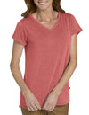 Dickies Womens Heritage Short Sleeve V-Neck Cuffed T-Shirt