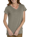 Dickies Womens Heritage Short Sleeve V-Neck Cuffed T-Shirt