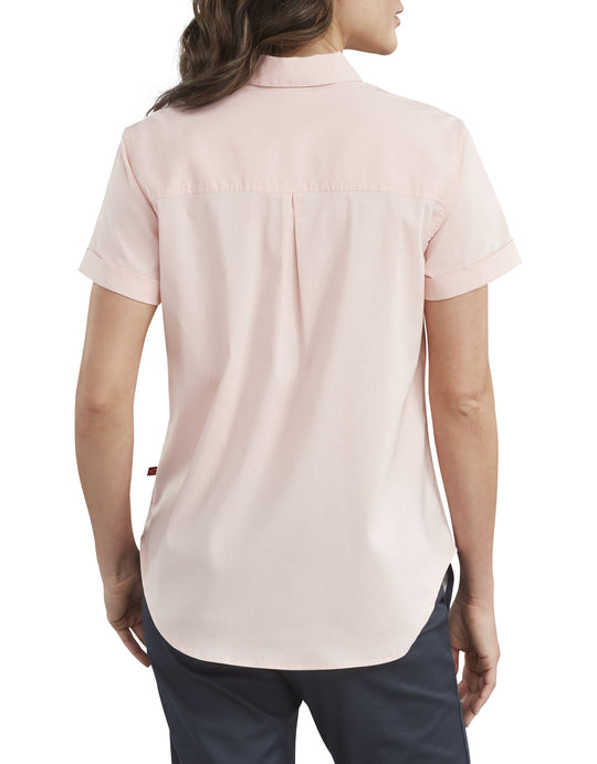 Dickies Womens Stretch Button-Up Shirt