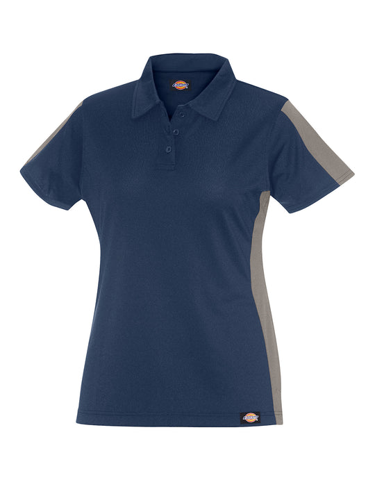 Dickies Womens Industrial Performance Color Block Polo Shirt