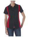 Dickies Womens Industrial Short Sleeve Color Block Shirt