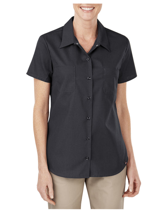 Dickies Womens Industrial Short Sleeve Work Shirt