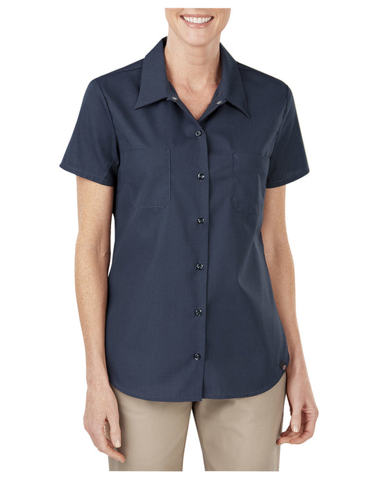 Dickies Womens Industrial Short Sleeve Work Shirt
