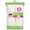 Fruit of the Loom Girls` 6-Pack White Briefs