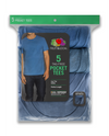 Fruit Of The Loom Mens Tonal Blues Pocket T-Shirts - 5 Pack