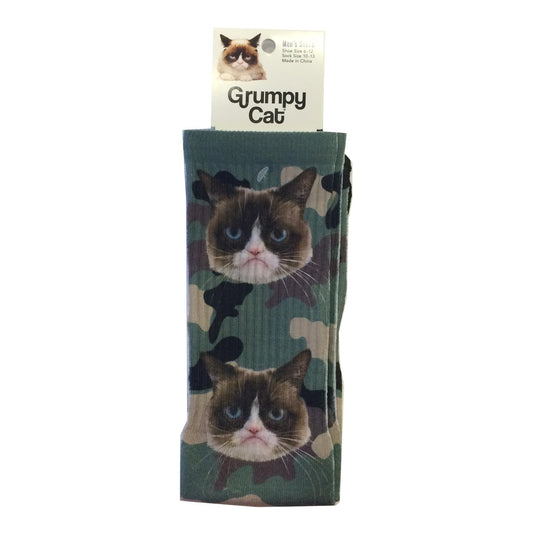K. Bell Men`s Grumpy Cat Socks