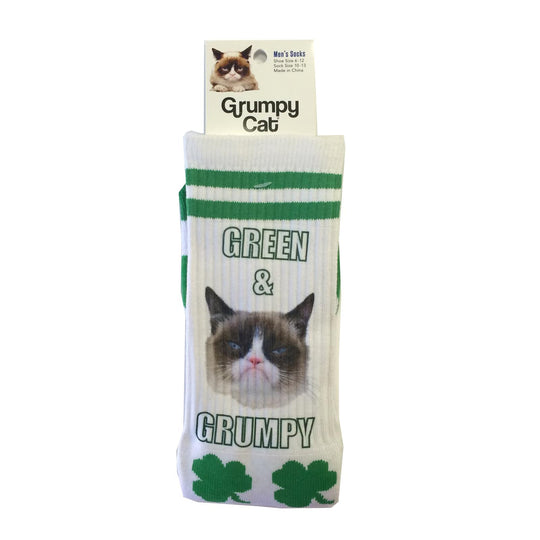 K. Bell Men`s Grumpy Cat Socks