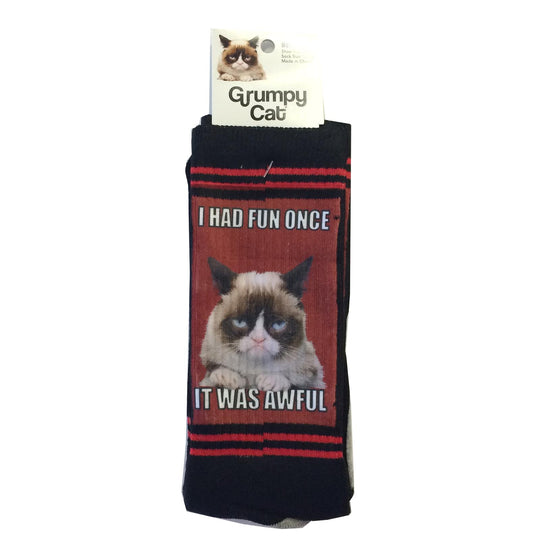 K. Bell Men`s Grumpy Cat Socks
