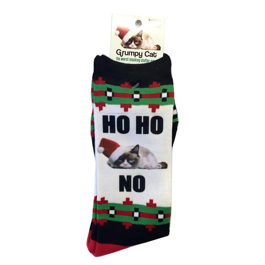 K. Bell Men`s Grumpy Cat Socks