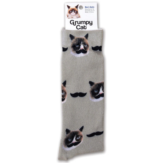 K. Bell Men`s Grumpy Cat Socks