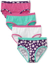 Hanes Classics Girls Cotton Stretch Brief 4 Pack