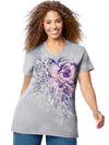 Just My Size Womens Short Sleeve Graphic Tee