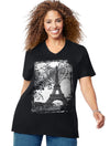 Just My Size Womens Short Sleeve Graphic Tee