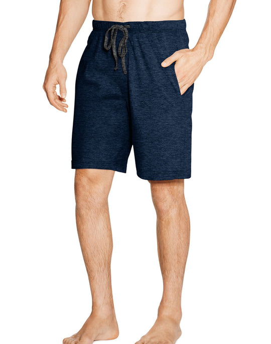 Hanes Mens X-Temp Brushed Performance Knit Shorts 2-Pack